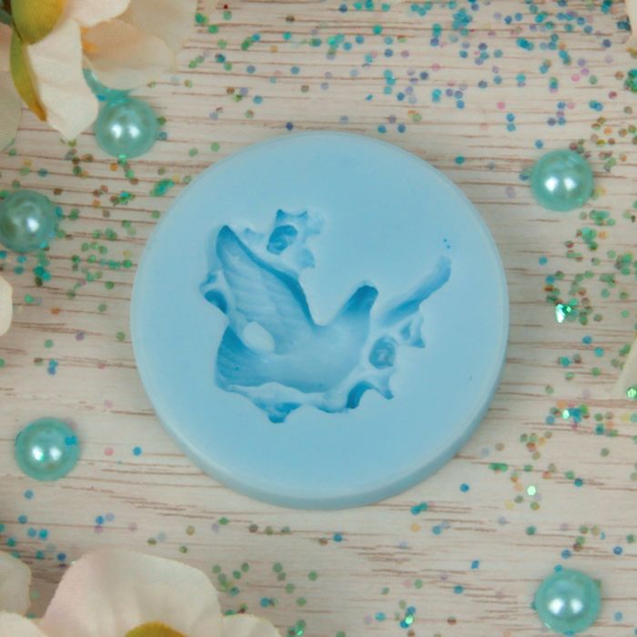 Молд силикон для полимерной глины №045 "Голубка" 3х3 см