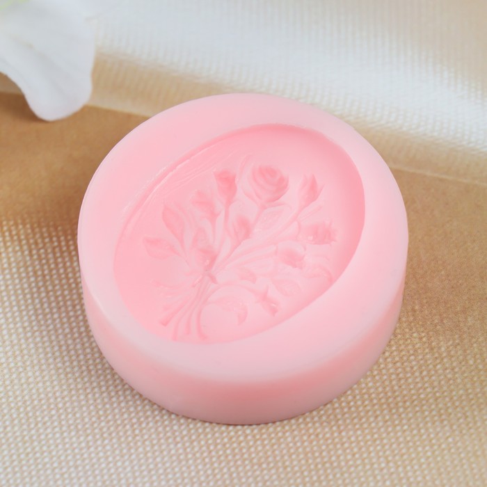 Молд силикон для полимерной глины №240 "Букет роз" 4х3 см