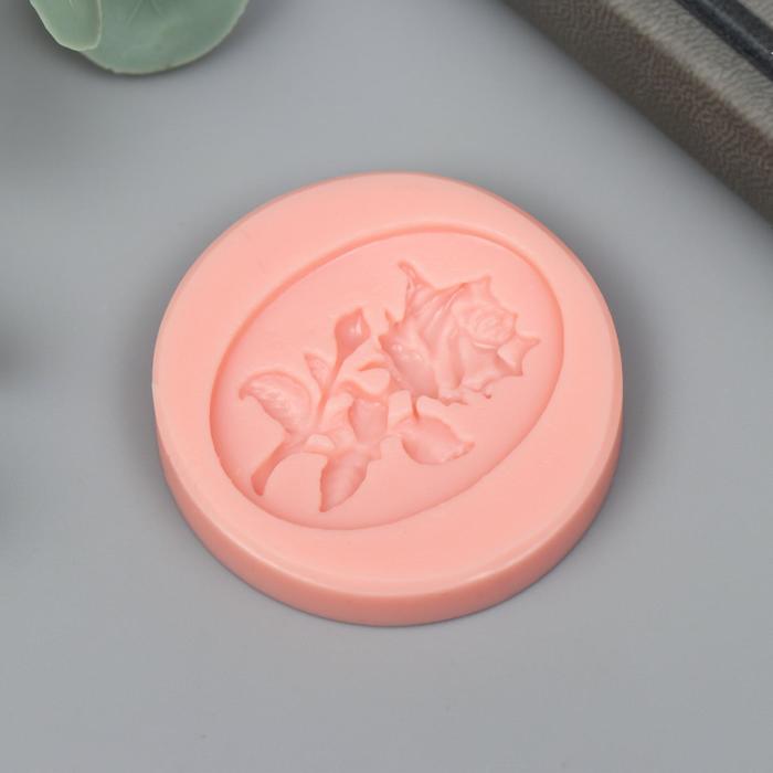 Молд силикон для полимерной глины №242 "Розочка" 4х3 см