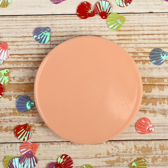 Молд силикон для полимерной глины №318 "Рамочка цветочная" 7,5х5,5 см