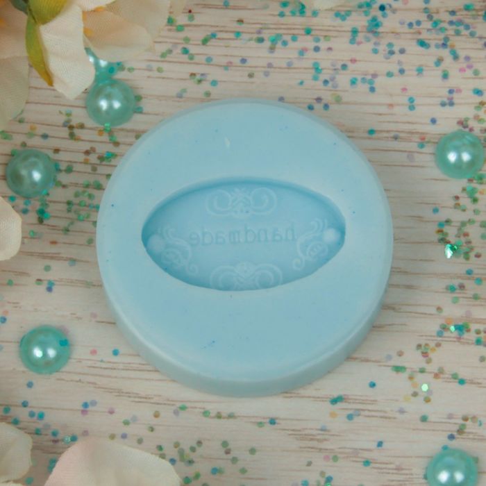 Молд силикон для полимерной глины №489 "Бирочка" 3х1,8 см