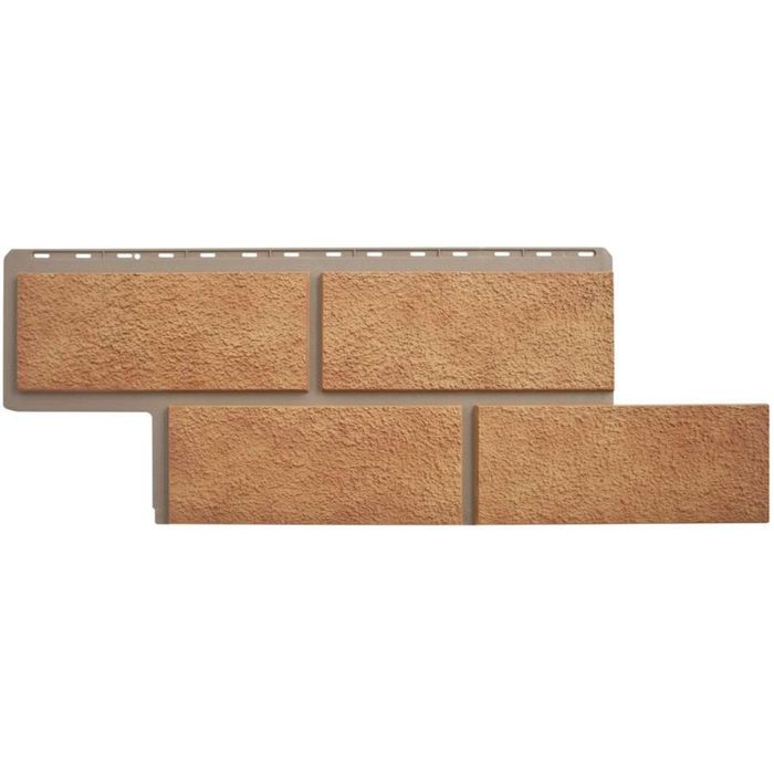 Фасадная панель "Камень Неаполитанский", бежевый 1,25*0,45м