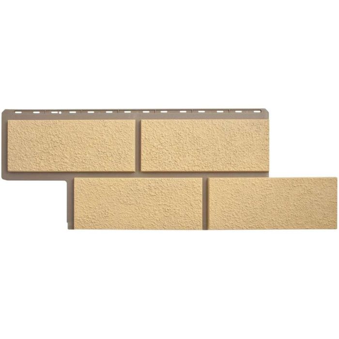 Фасадная панель "Камень Неаполитанский", песчаный 1,25*0,45м