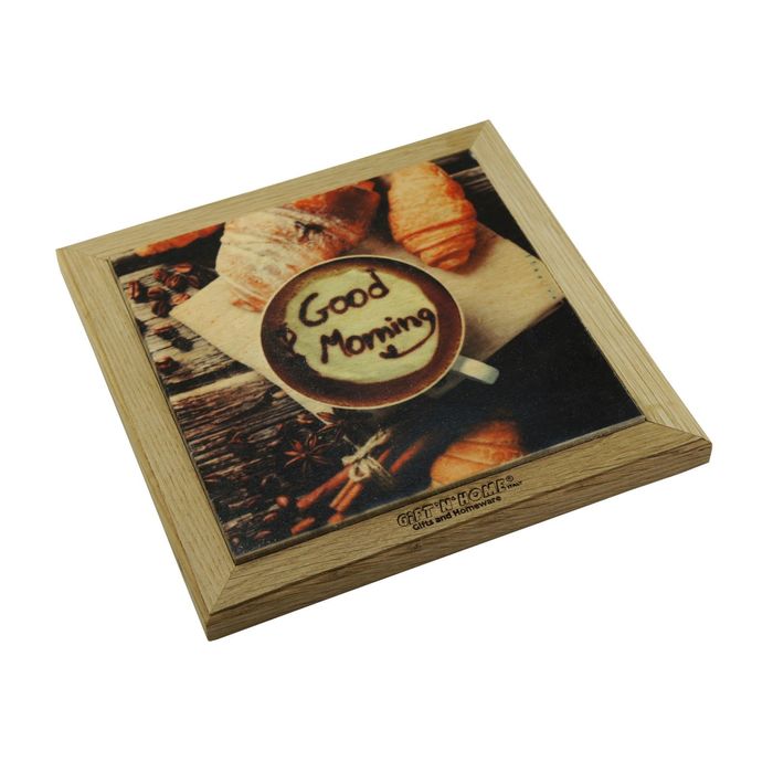 Подставка под горячее 20х20 см "Доброе утро"