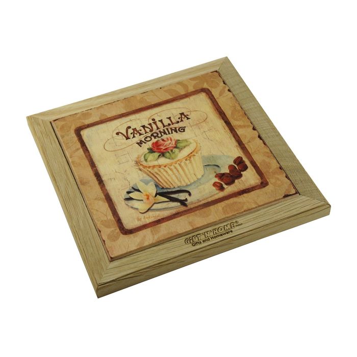 Подставка под горячее 20х20 см "Ванильное утро"