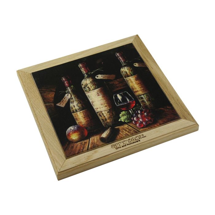 Подставка под горячее 20х20 см "Винтажные вина"