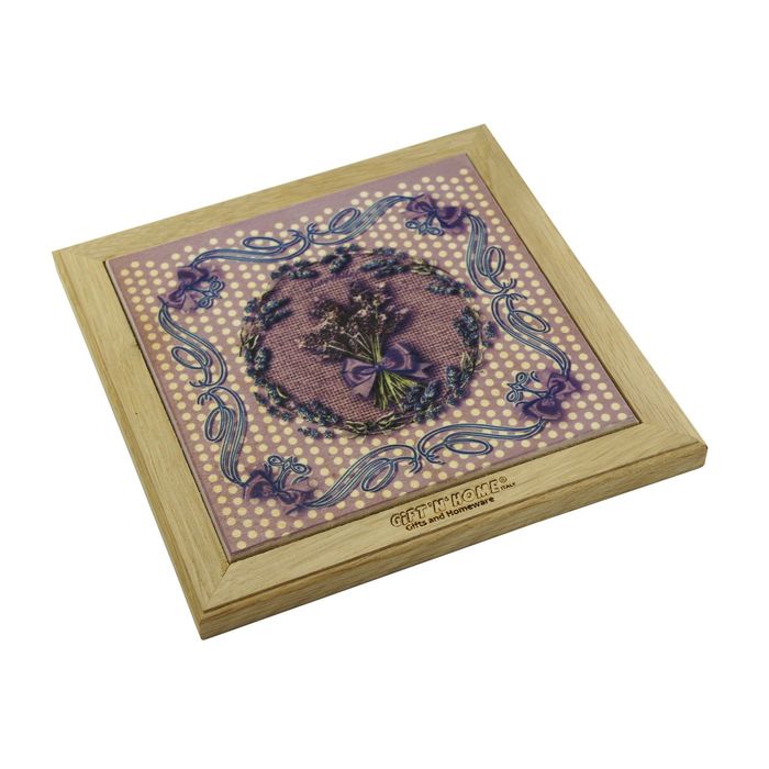 Подставка под горячее 20х20 см "Букет Лаванды"