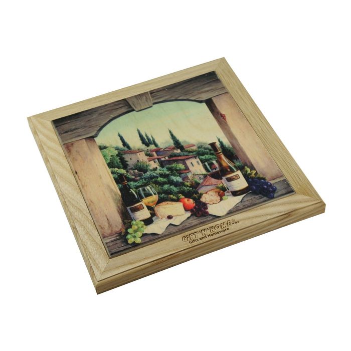 Подставка под горячее 20х20 см "Завтрак в Тоскане"