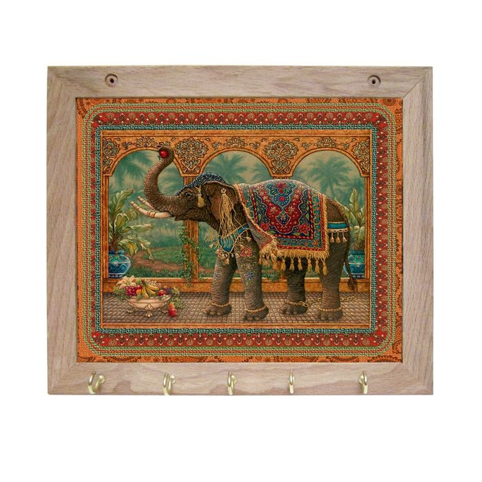 Вешалка с 5 железными крючками 20х25 см "Маракеш"