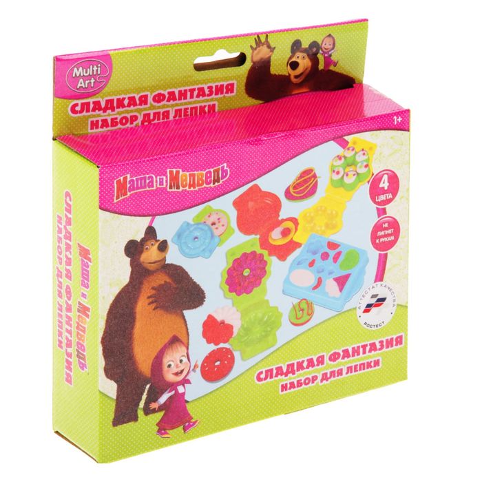 Тесто для лепки &quot;Маша и медведь. Сладкие фантазии&quot;