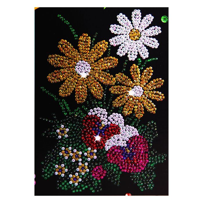 Мозаика из пайеток "Букет"