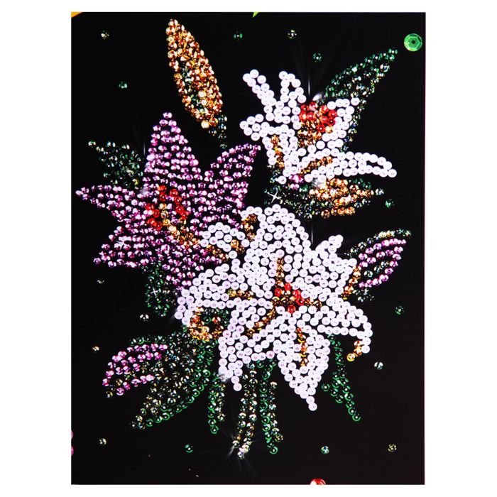 Мозаика из пайеток "Лилии"