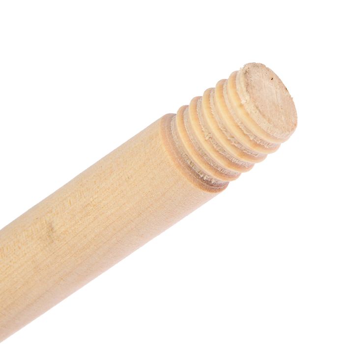 Черенок для щётки 130 см с резьбой d=2,2 см