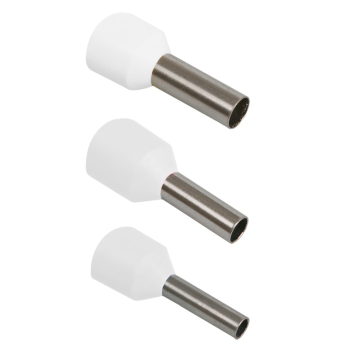 Наконечник-гильза IEK Е7508, 0.8 кв.мм, изолированный, уп. 100 шт, UGN10-C75-02-08