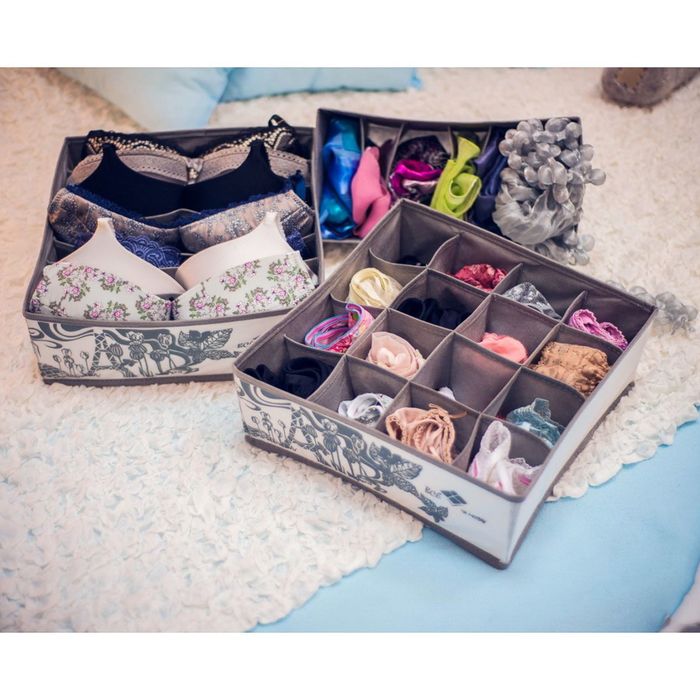 Набор органайзеров для белья, 3 шт