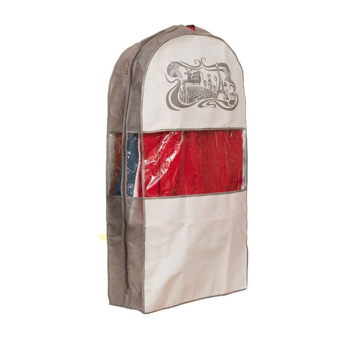 Чехол для одежды двойной короткий