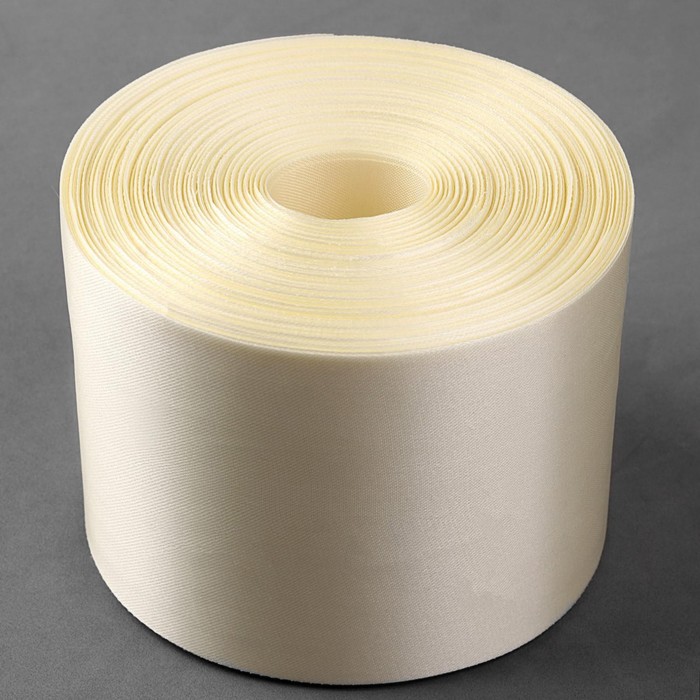 

Лента атласная, 100 мм × 100 ± 5 м, цвет айвори