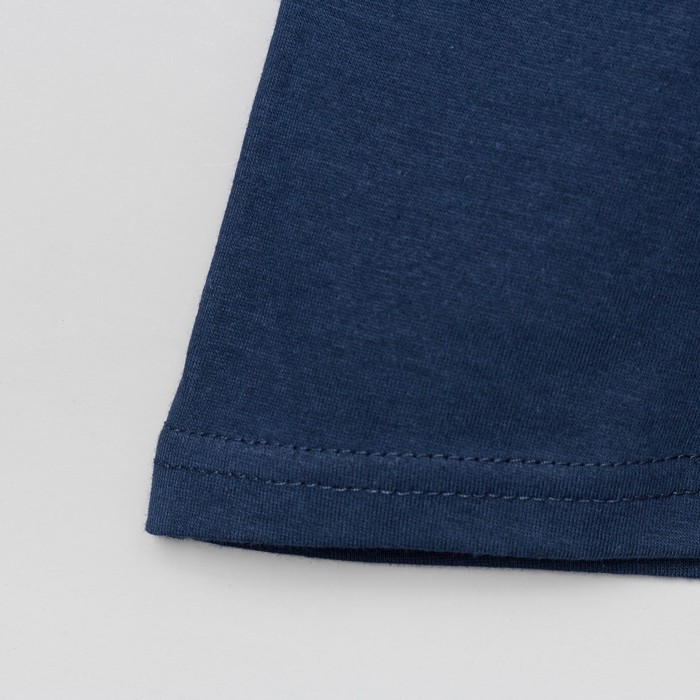 Футболка однотонная мужская цвет синий, р-р XL