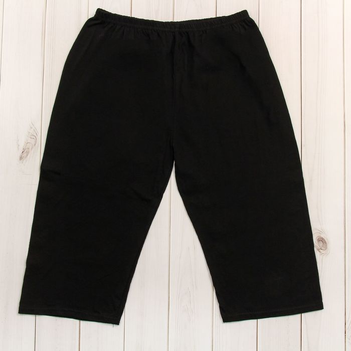 Бриджи женские цвет чёрный, р-р 56