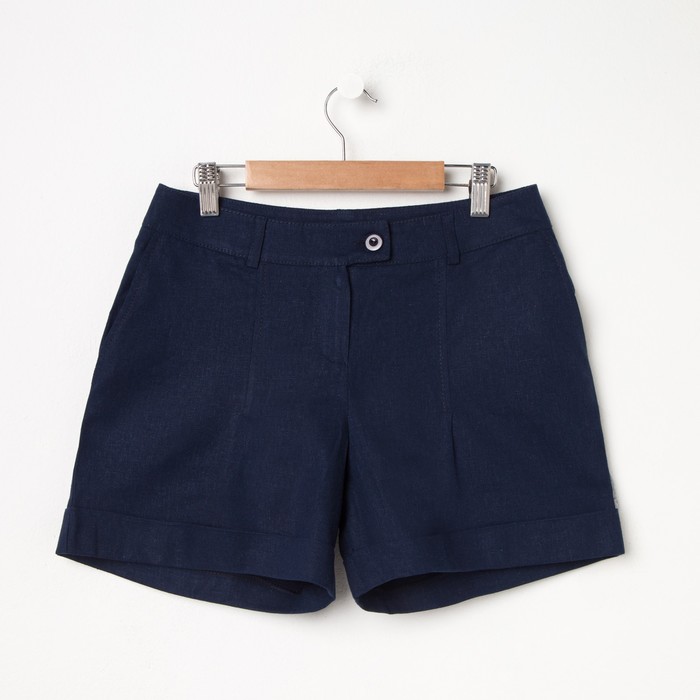 Шорты женские sh6063-0159, цвет тёмно-синий, р-р 42, рост 170 см