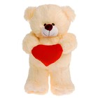 Мягкая игрушка «Медведь с сердцем», 30 см, цвет МИКС - Фото 1