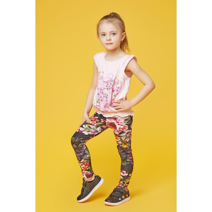 Майка для девочки, рост 116 см, цвет розовый Л624