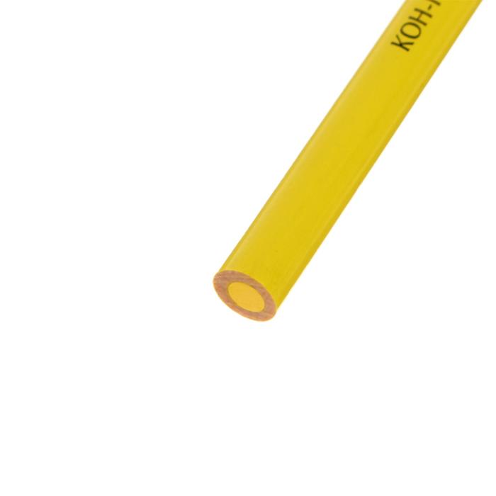 Карандаш незаточенный 4.3 мм, Koh-I-Noor 3263/4, по стеклу, металлу, пластику, жёлтый, L=175 мм