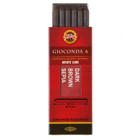 Грифель Koh-I-Noor для цанговых карандашей, 5.6 мм, сепия, тёмно-коричневый Ош