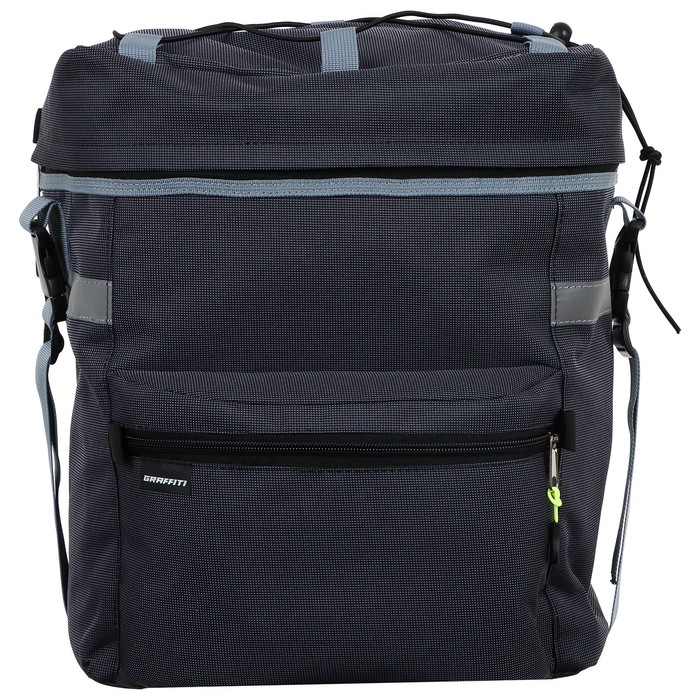 Велосумка на багажник Course "СИТИ" 23 л, цвет серый