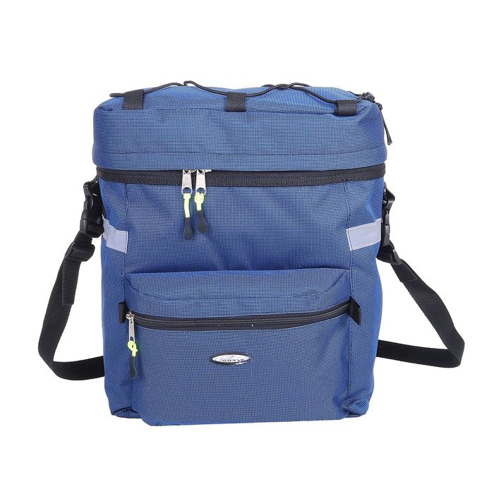 Велосумка на багажник Course "СИТИ" 23 л, цвет синий