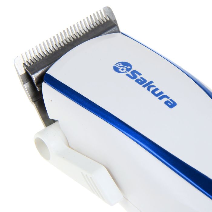 Машинка для стрижки Sakura SA-5100BL, работа от сети, 4 насадки