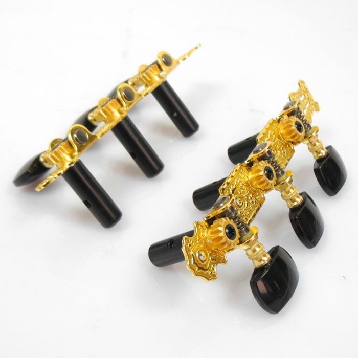 Комплект колковой механики на планке Alice AO-020B3P позолоченный