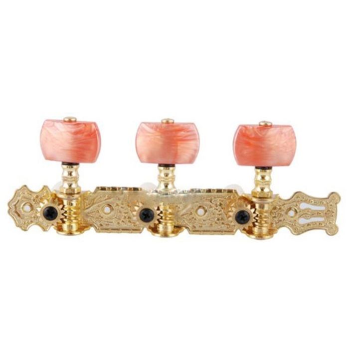 Комплект колковой механики на планке Alice AOS-020B2P позолоченный