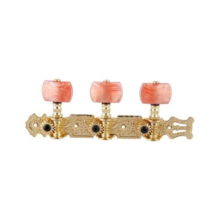 Комплект колковой механики на планке Alice AO-020B2P позолоченный