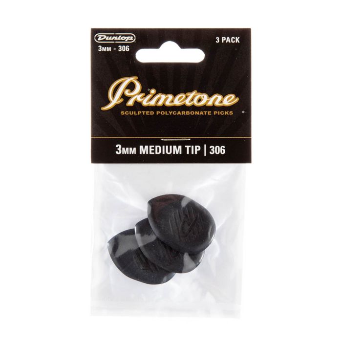 Медиаторы Dunlop 477P306 Primetone 3шт, 3мм, средний кончик