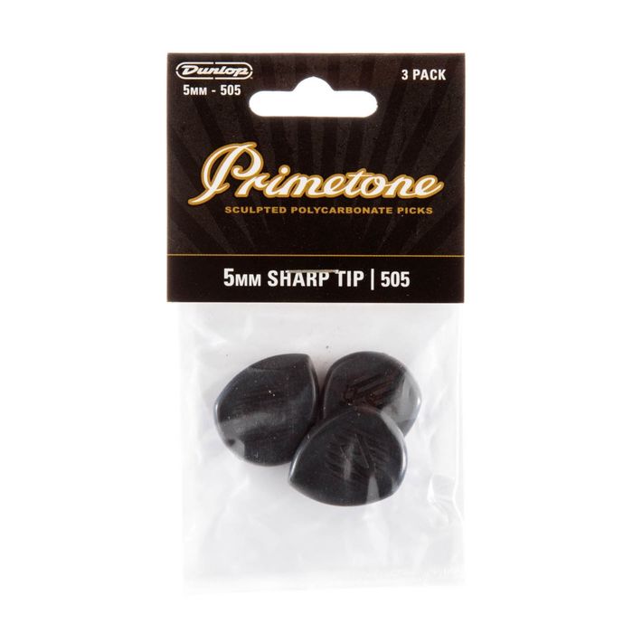 Медиаторы Dunlop 477P505 Primetone 3шт, 5мм, острый кончик