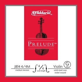 

Отдельная струна D'Addario J814-4/4M Prelude G (Соль) для скрипок размером 4/4