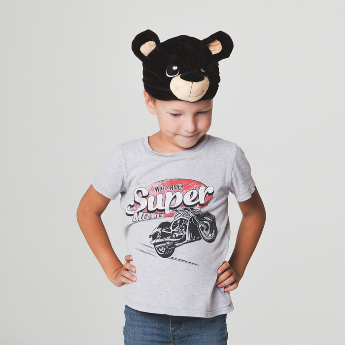 Шапка "Медвежонок" обхват головы 52-57см