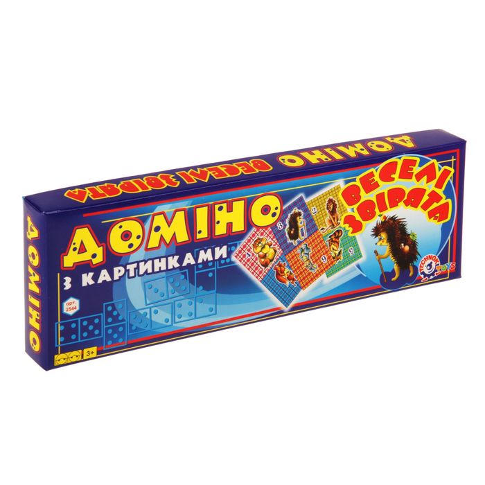 Домино "Веселые зверята" (большое)