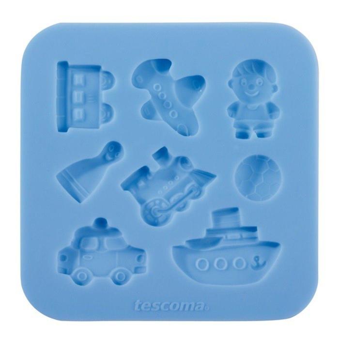 Формы Tescoma DELICIA DECO "Для мальчиков" для украшения выпечки фигурками, силикон
