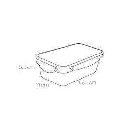 

Контейнер прямоугольный Tescoma Freshbox, 400 мл