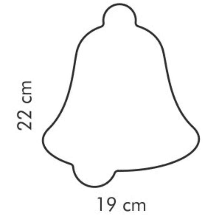 Форма Tescoma DELICIA "Рождественский колокольчик" для выпечки, нержавеющая сталь