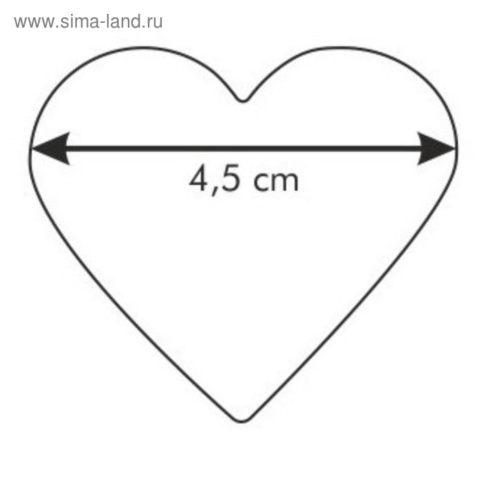 

Форма Tescoma Delicia «Сердце» для печенья, 4.5 см