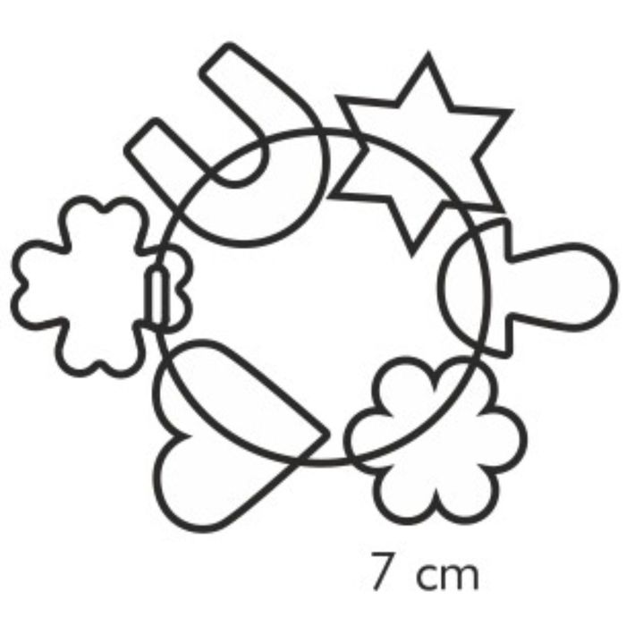 Формочки для печенья Tescoma DELICIA, 6 штук