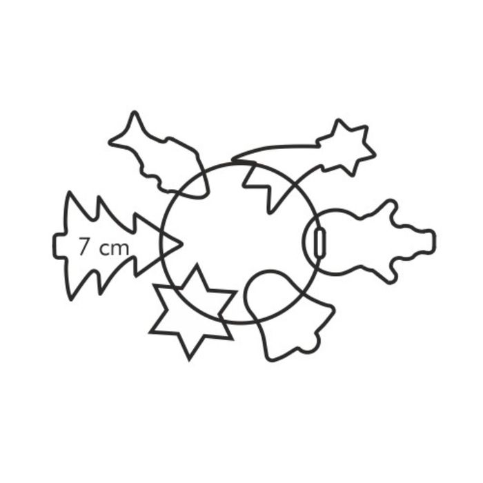Формочки Tescoma DELICIA "Рождественские", 6 штук в комплекте