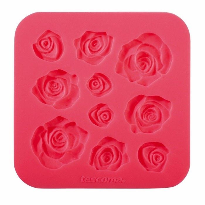 Формы Tescoma DELICIA DECO "Розочки" для украшения выпечки фигурками, силикон