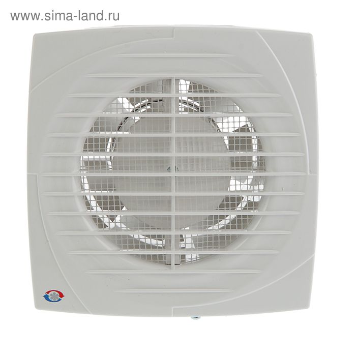 Вентилятор вытяжной VENTS 100 Д, d=100 мм, цвет белый