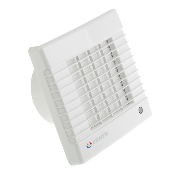 Вентилятор "ВЕНТС" 100 МА, d=100 мм, с автоматическими жалюзи, цвет белый