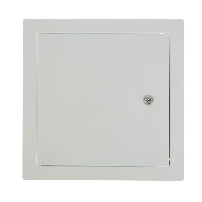 Лючок ревизионный "ВЕНТС", металлический с замком, 300 х 300 мм