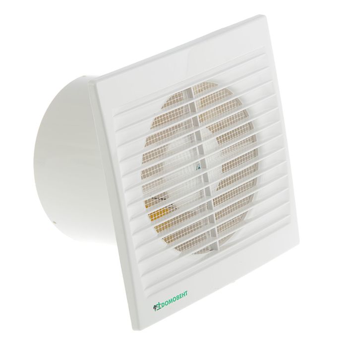 Вентилятор "Домовент" 125 С, d=125 мм, 220-240 В, цвет белый